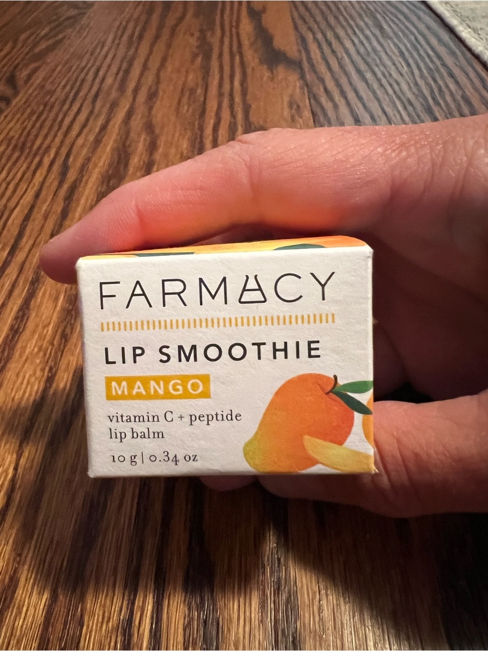 Farmacy Lip Smoothie Lip Balm - Mango Orange & Green Accents